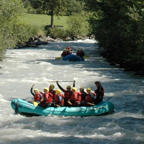 Easy Rafting in the Valais